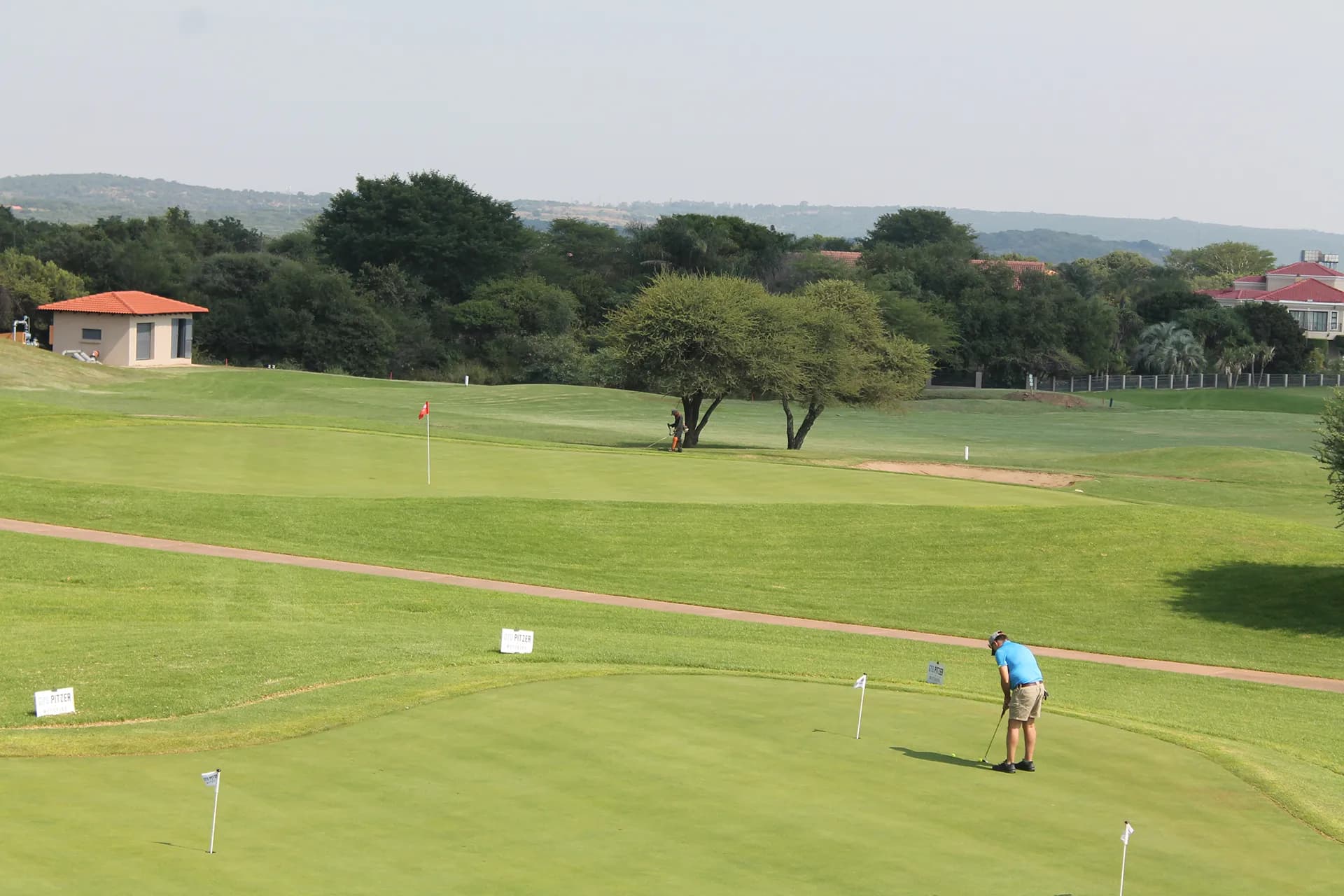 Club fitting at Pebble Rock pro shop